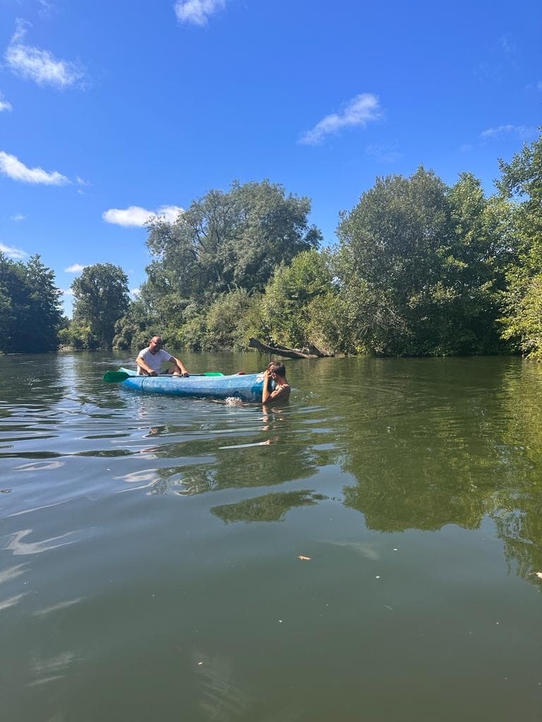 Kano tocht bij Parcoul Canoe