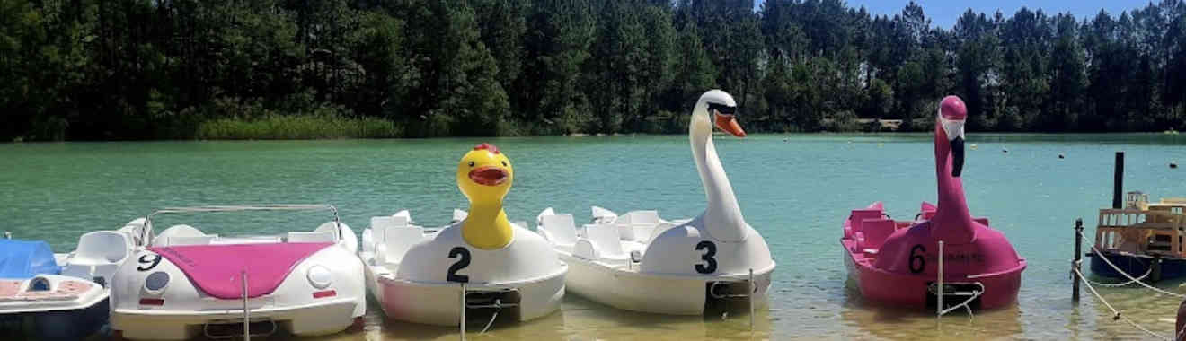 Zwemmen / Strandje bij Lac de Beauvallon